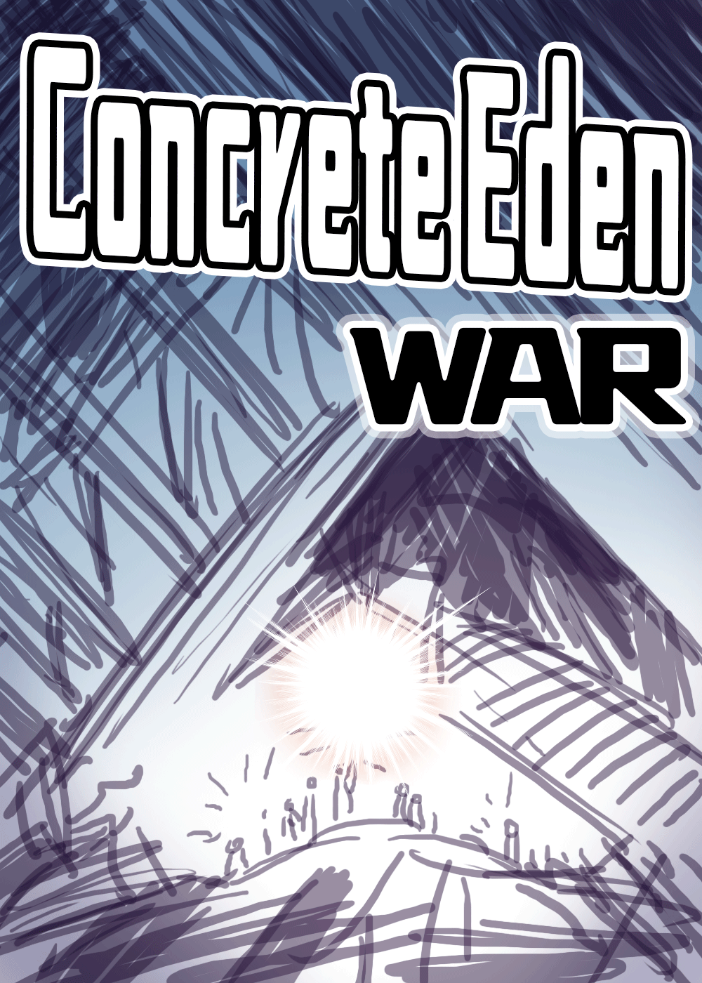 ComicMan Raises The Demon Slaying Sword At The Giant Ghoul